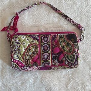 Vera Bradley Very Berry Paisley wristlet